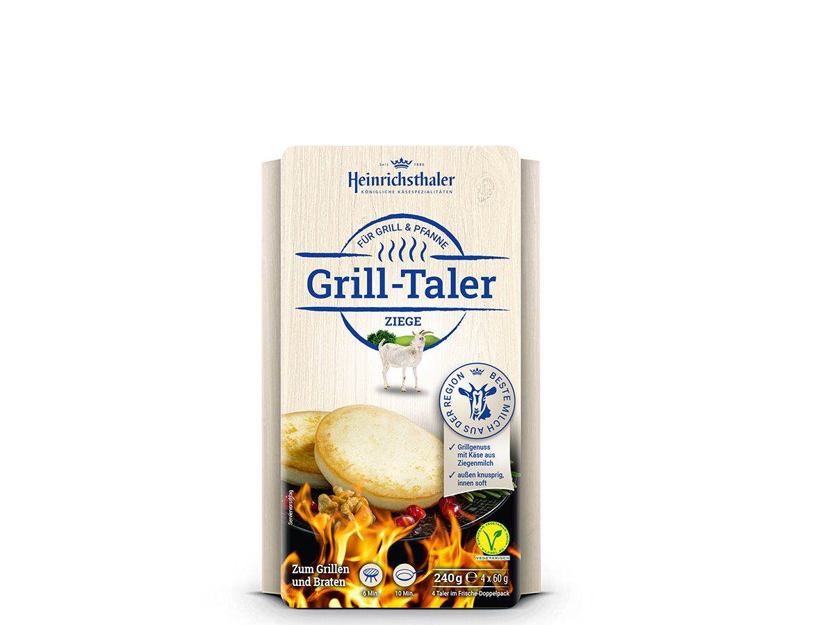 Barbecue goat's cheese